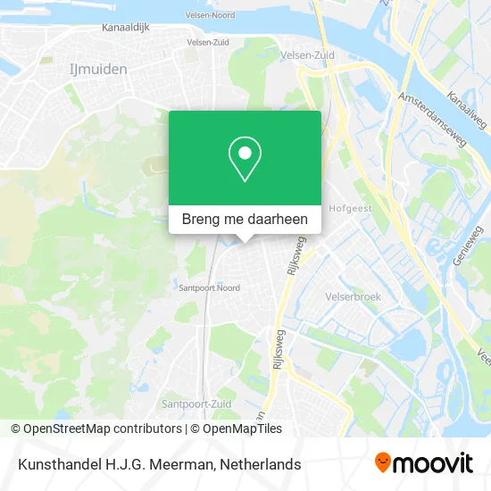 Kunsthandel H.J.G. Meerman kaart