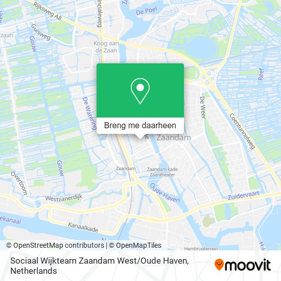 Sociaal Wijkteam Zaandam West / Oude Haven kaart