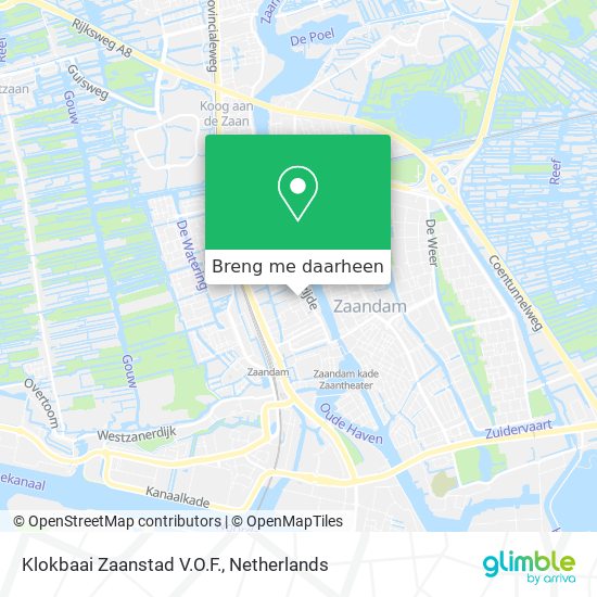 Klokbaai Zaanstad V.O.F. kaart