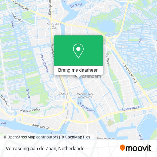 Verrassing aan de Zaan kaart