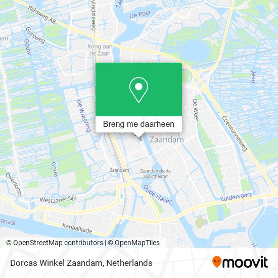 Dorcas Winkel Zaandam kaart