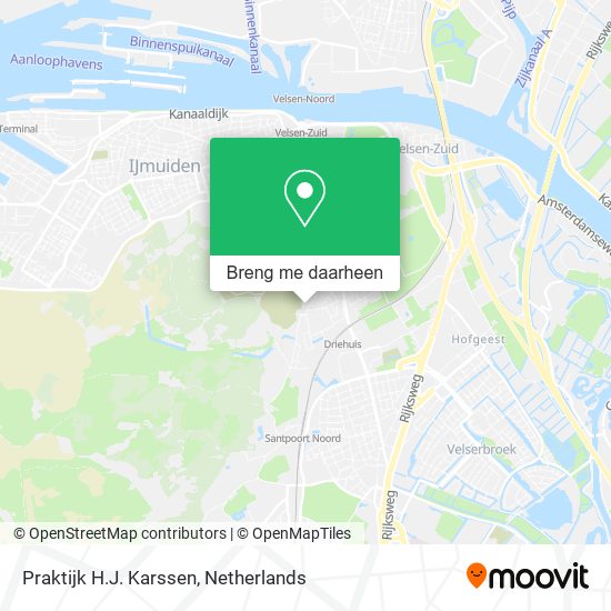Praktijk H.J. Karssen kaart