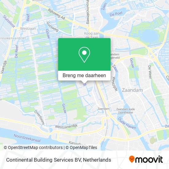 Continental Building Services BV kaart