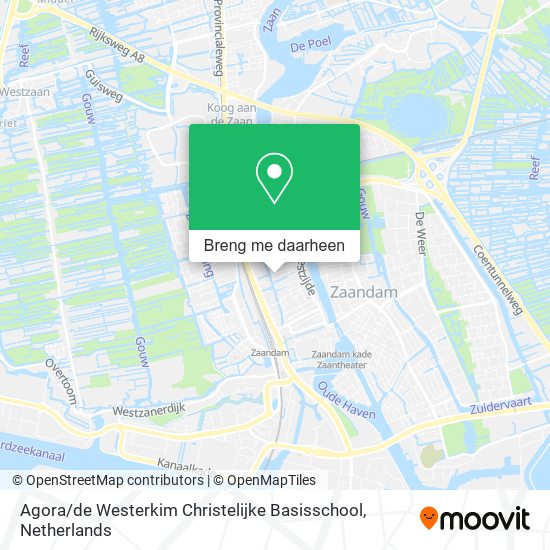 Agora / de Westerkim Christelijke Basisschool kaart