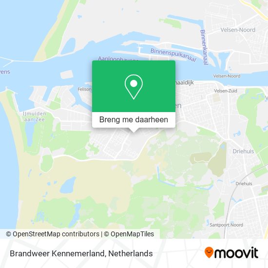 Brandweer Kennemerland kaart