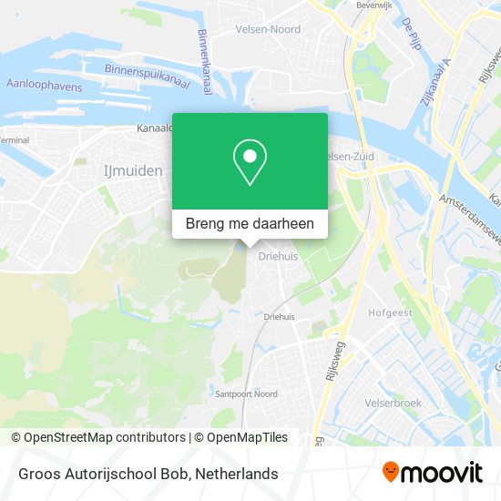 Groos Autorijschool Bob kaart