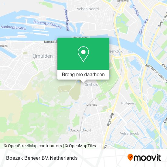 Boezak Beheer BV kaart