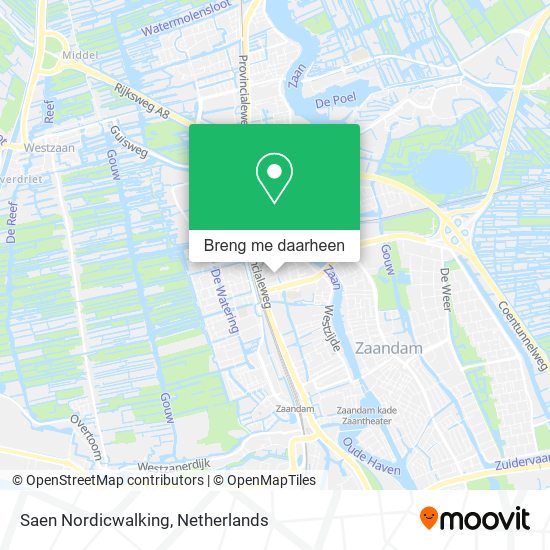 Saen Nordicwalking kaart