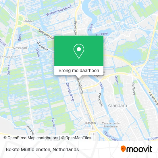 Bokito Multidiensten kaart