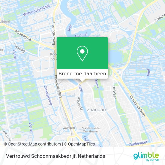 Vertrouwd Schoonmaakbedrijf kaart