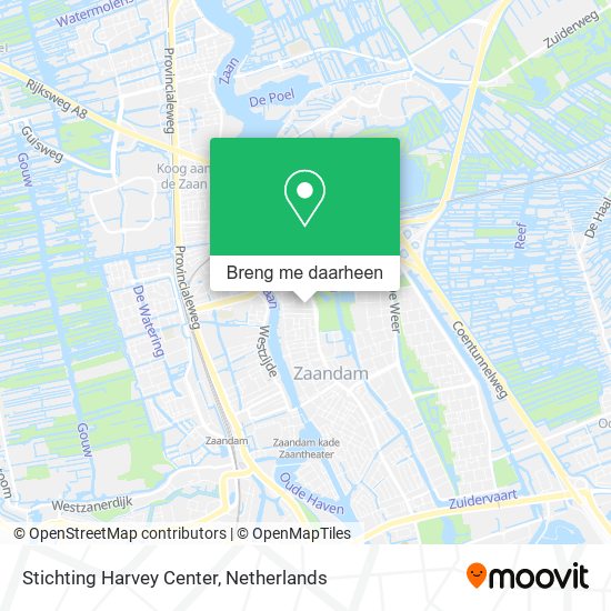 Stichting Harvey Center kaart