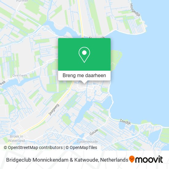 Bridgeclub Monnickendam & Katwoude kaart
