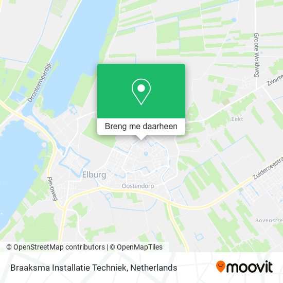 Braaksma Installatie Techniek kaart