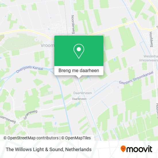 The Willows Light & Sound kaart