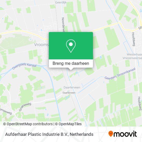 Aufderhaar Plastic Industrie B.V. kaart