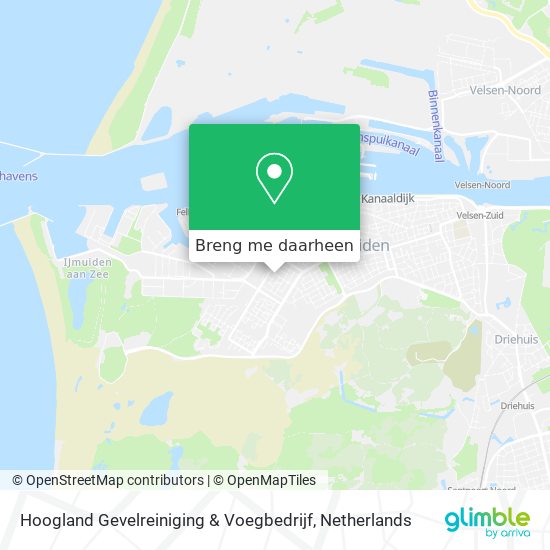 Hoogland Gevelreiniging & Voegbedrijf kaart