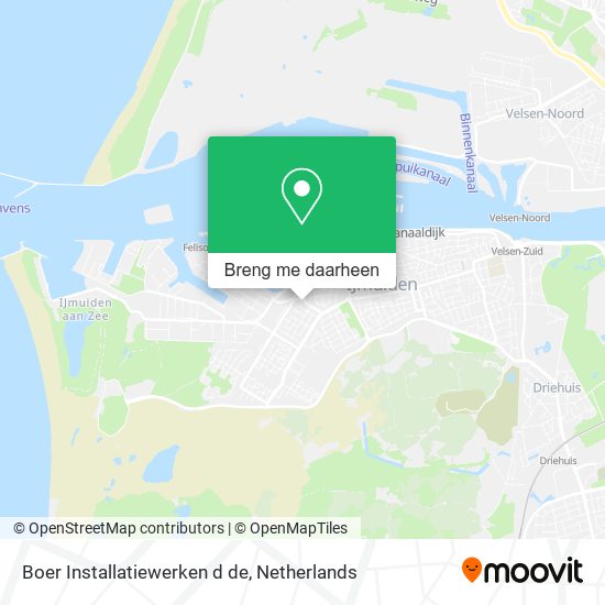 Boer Installatiewerken d de kaart