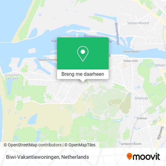 Biwi-Vakantiewoningen kaart