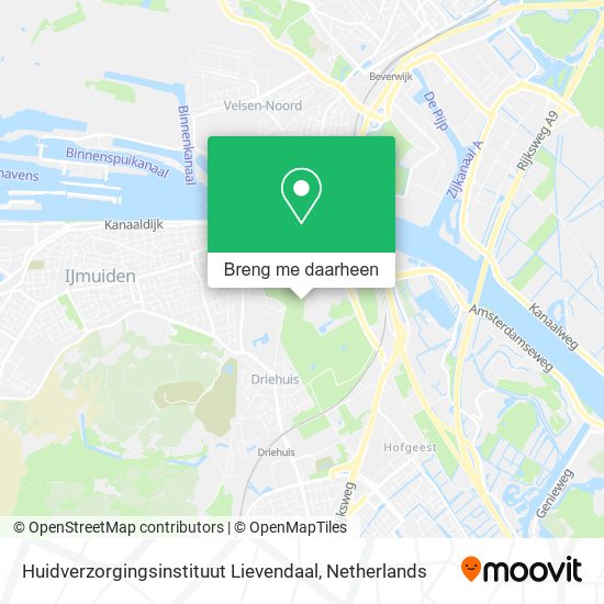 Huidverzorgingsinstituut Lievendaal kaart