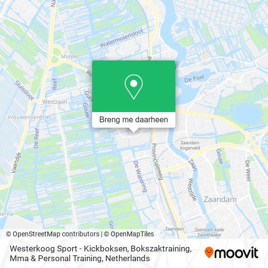 Westerkoog Sport - Kickboksen, Bokszaktraining, Mma & Personal Training kaart