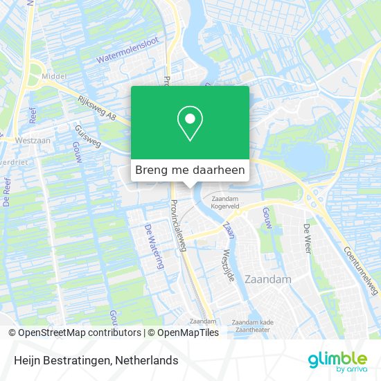 Heijn Bestratingen kaart