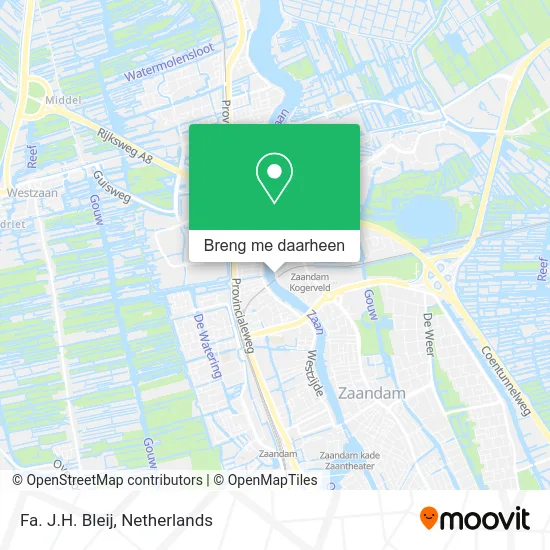 Fa. J.H. Bleij kaart
