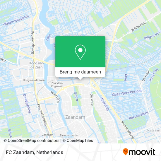 FC Zaandam kaart