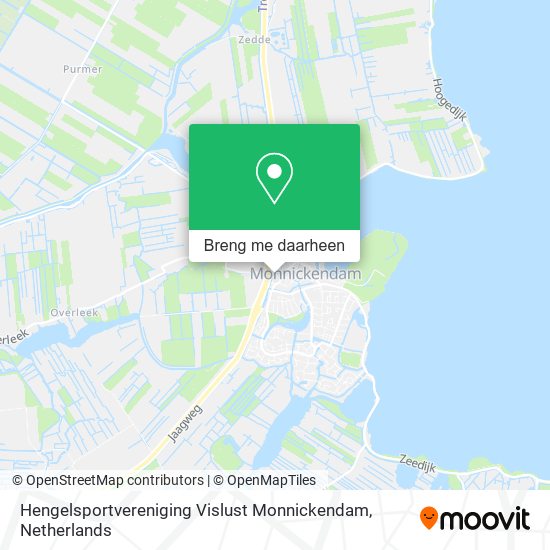 Hengelsportvereniging Vislust Monnickendam kaart