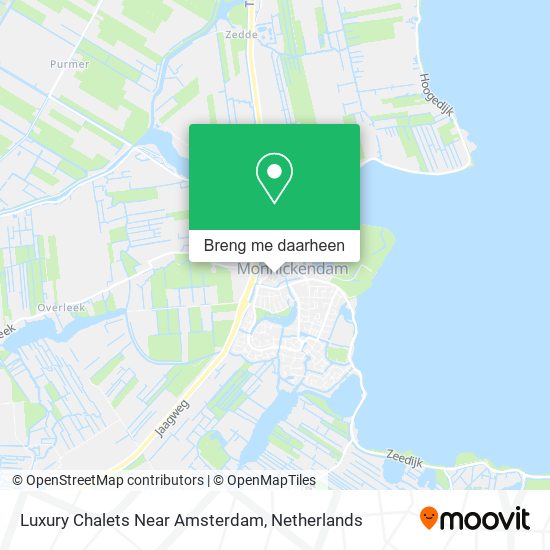 Luxury Chalets Near Amsterdam kaart