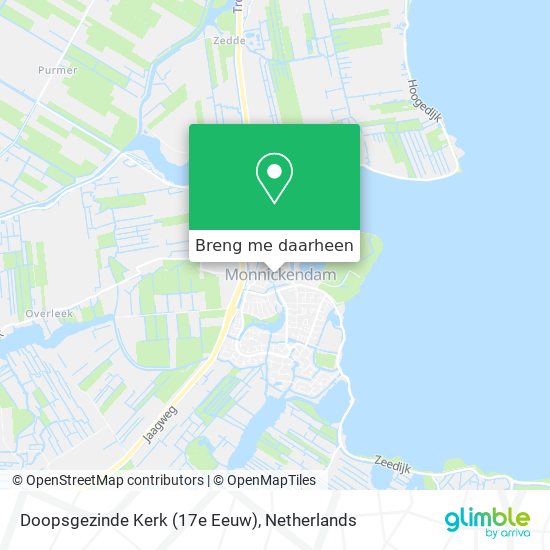 Doopsgezinde Kerk (17e Eeuw) kaart