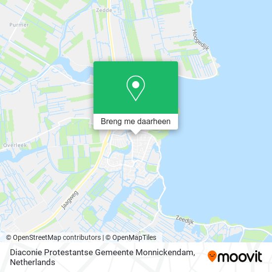 Diaconie Protestantse Gemeente Monnickendam kaart