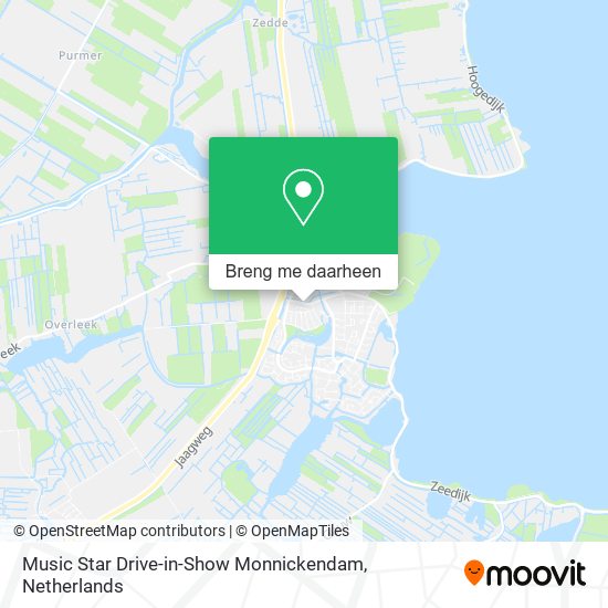 Music Star Drive-in-Show Monnickendam kaart