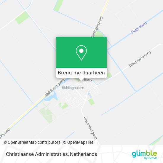 Christiaanse Administraties kaart