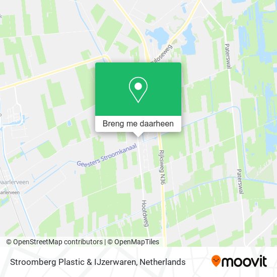 Stroomberg Plastic & IJzerwaren kaart