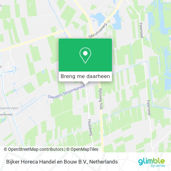 Bijker Horeca Handel en Bouw B.V. kaart