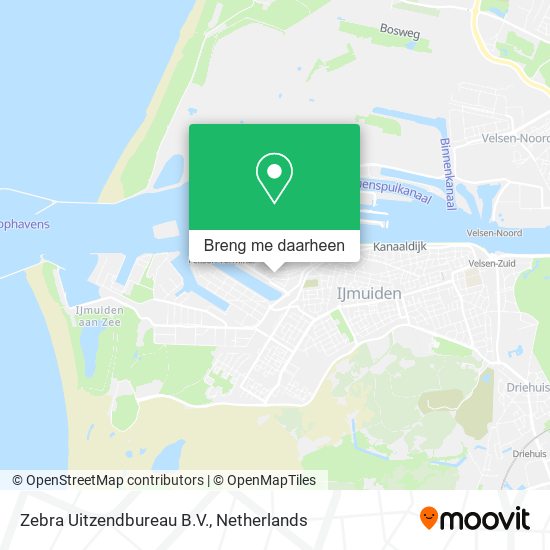 Zebra Uitzendbureau B.V. kaart
