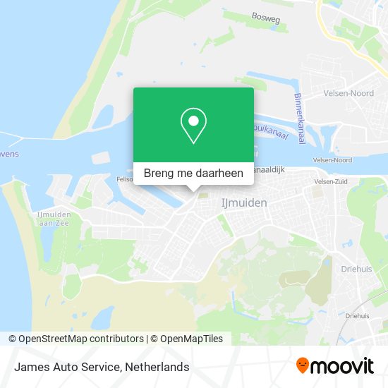 James Auto Service kaart