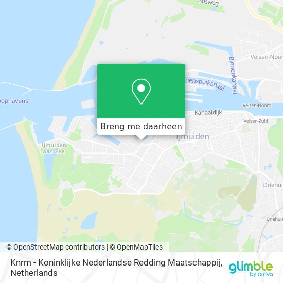 Knrm - Koninklijke Nederlandse Redding Maatschappij kaart