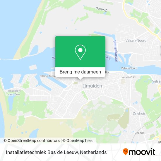 Installatietechniek Bas de Leeuw kaart