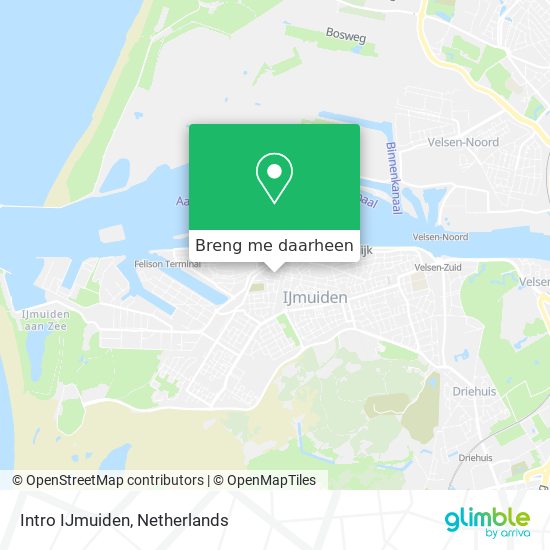 Intro IJmuiden kaart