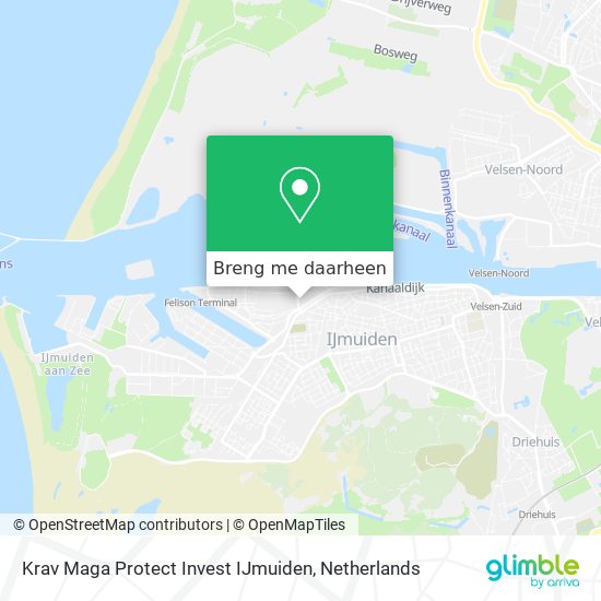 Krav Maga Protect Invest IJmuiden kaart