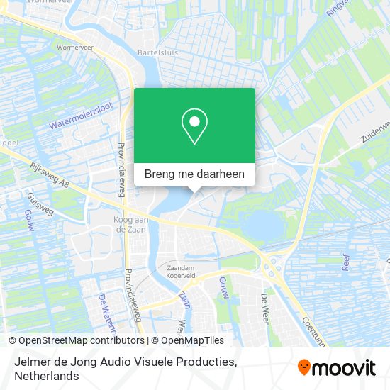 Jelmer de Jong Audio Visuele Producties kaart