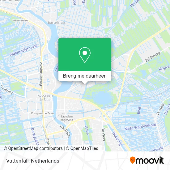 Vattenfall kaart