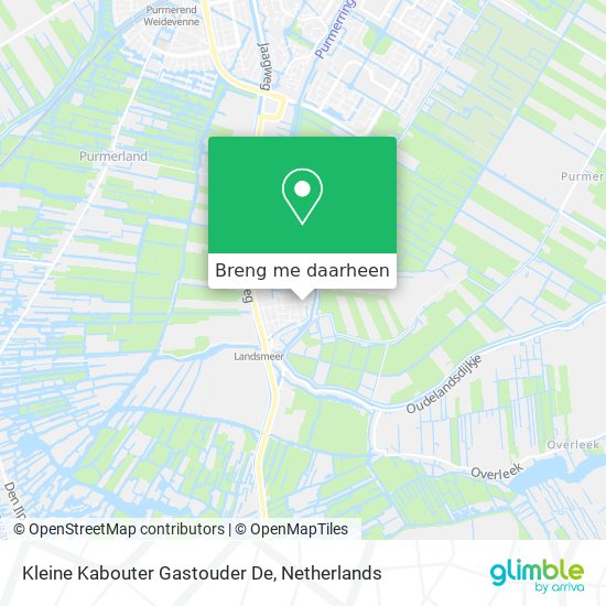 Kleine Kabouter Gastouder De kaart