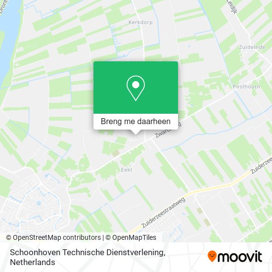 Schoonhoven Technische Dienstverlening kaart