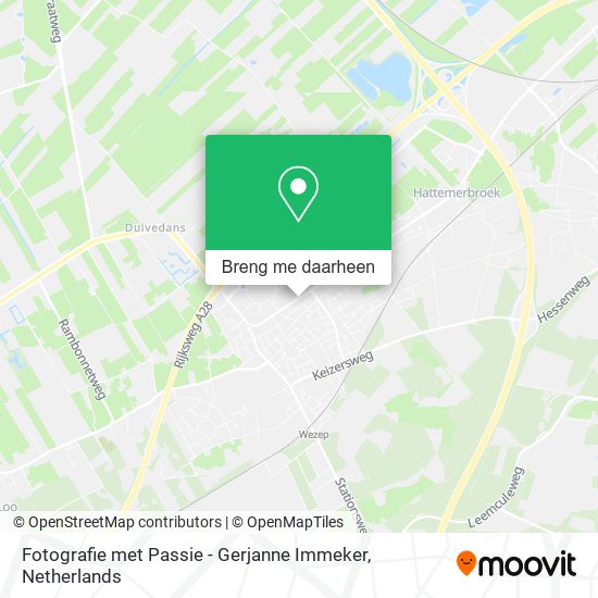 Fotografie met Passie - Gerjanne Immeker kaart