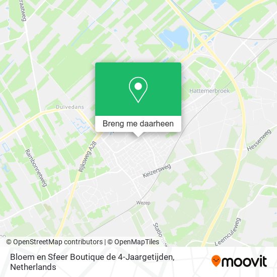 Bloem en Sfeer Boutique de 4-Jaargetijden kaart