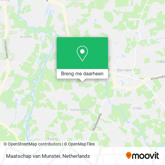 Maatschap van Munster kaart