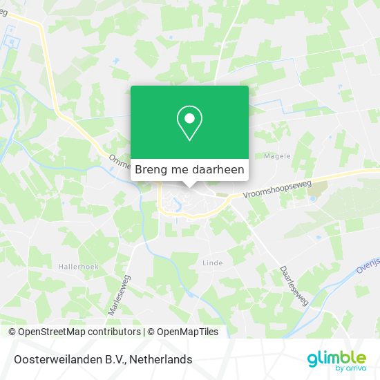 Oosterweilanden B.V. kaart