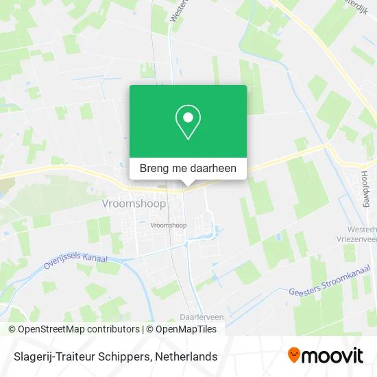 Slagerij-Traiteur Schippers kaart